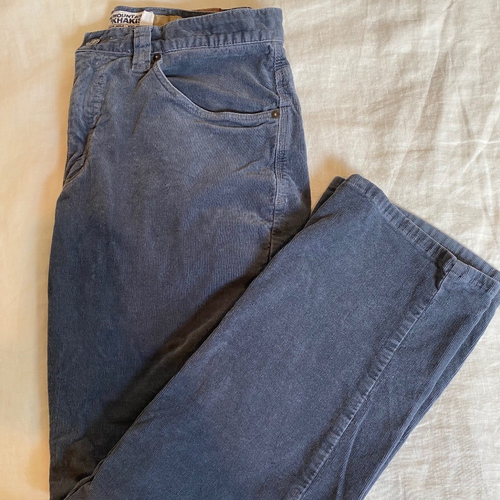 Men’s Mountain Khakis Corduroy Jeans 34 x 32